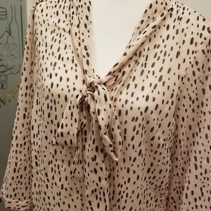 The Limited Front Tie 3/4 Sleeve NWT